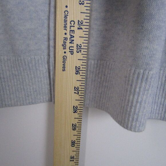 Banana Republic Men's Sweater XXL Gray Merino Wool Capsule Wardrobe Classic Prep - Picture 9 of 10